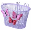 Basil Jasmin Butterfly Kids Bike Basket - Lila 1 Basil Jasmin Butterfly Kids Bike Basket - Lila -Urban Volt Bike Sales basil jasmin butterfly junior bicycle basket front a 876300