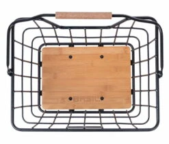 Basil Nordland Bicycle Basket MIK - Front / Rear - 23L - Black/natural -Urban Volt Bike Sales basil nordland fahrradkorb mik vorne und oder hinten b 885619