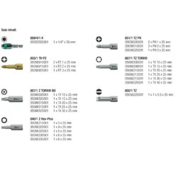 Wera Bit-Check 30 Universal 1 Bit Set - 30 Pcs. -Urban Volt Bike Sales bit check 30 content 833340