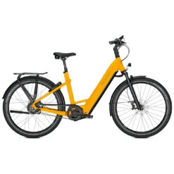 Kalkhoff IMAGE 7.B EXCITE+ Wave - Easy Entry E-Bike With Belt Drive - 2023 - Mustardyellow Matt
