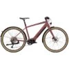 Kona DEW-E DL - Men City E-Bike - 2022 - Gloss Metallic Mauv -Urban Volt Bike Sales dew e dl mauve 1017647