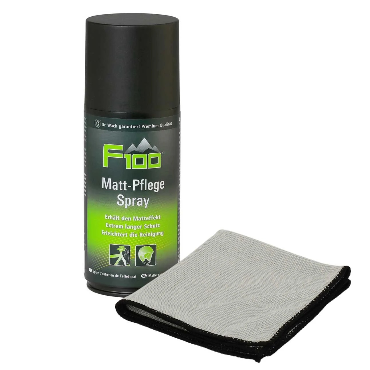 Dr. Wack F100 Matt-Care-Set - Premium Microfibre Cloth + Spray 250ml 3 Dr. Wack F100 Matt-Care-Set - Premium Microfibre Cloth + Spray 250ml
