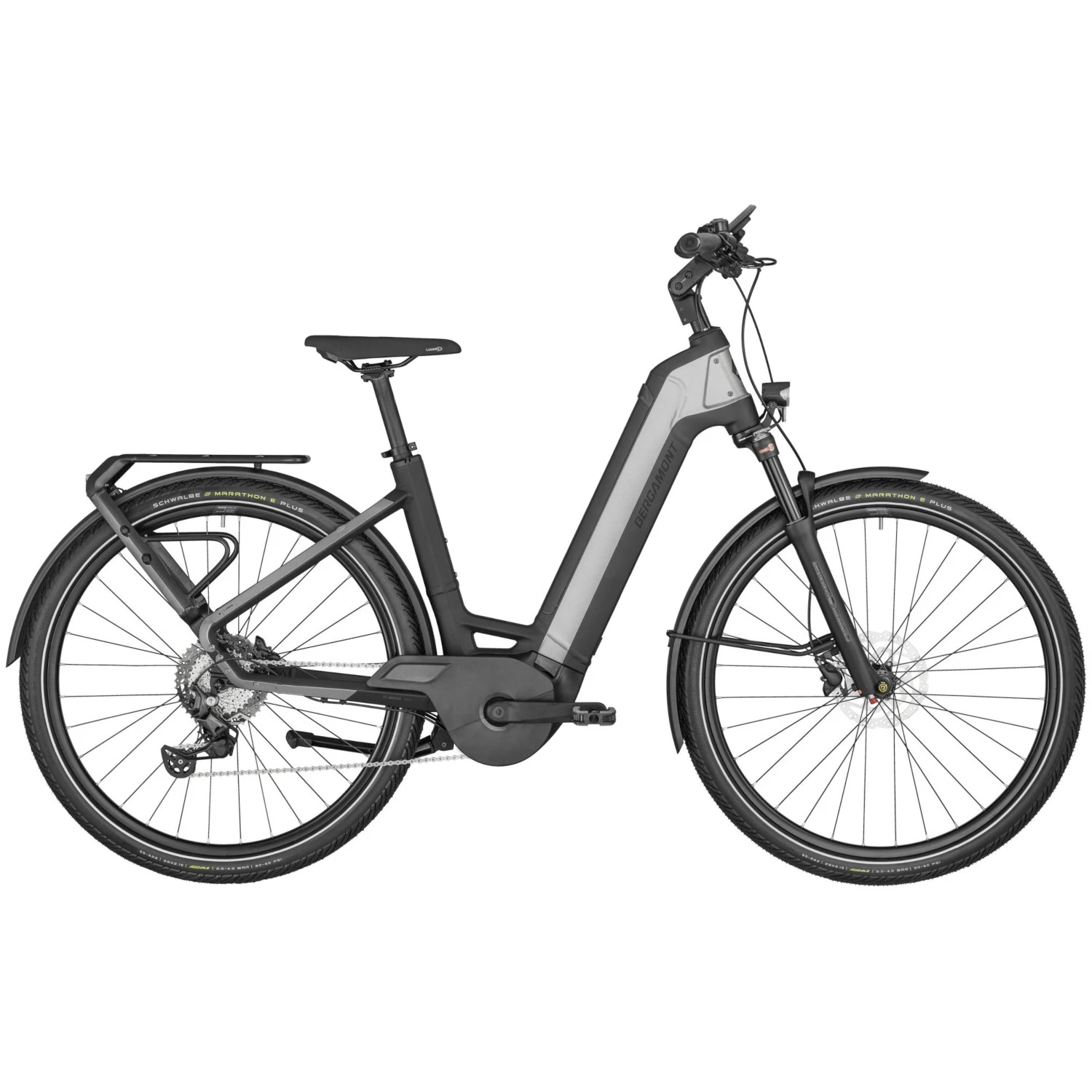 Bergamont E-VILLE EDITION - Easy Entry Electric City Bike - 2023 - Shiny Flaky Silver 3 Bergamont E-VILLE EDITION - Easy Entry Electric City Bike - 2023 - Shiny Flaky Silver