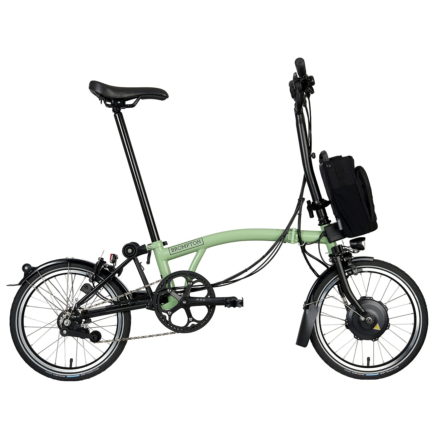 Brompton Electric C Line Explore - 6-Speed - High Bar - Telescopic Seatpost - 16" Electric Folding Bike - 2023 - Matcha Green 3 Brompton Electric C Line Explore - 6-Speed - High Bar - Telescopic Seatpost - 16" Electric Folding Bike - 2023 - Matcha Green