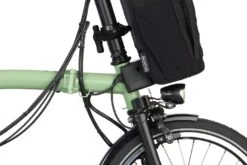 Brompton Electric C Line Explore - 6-Speed - Mid Bar - Standard Seatpost - 16" Electric Folding Bike - 2023 - Matcha Green 16 Brompton Electric C Line Explore - 6-Speed - Mid Bar - Standard Seatpost - 16" Electric Folding Bike - 2023 - Matcha Green -Urban Volt Bike Sales electric c line explore 6 speed high bar extended seatpost matcha green 7 1452235 1
