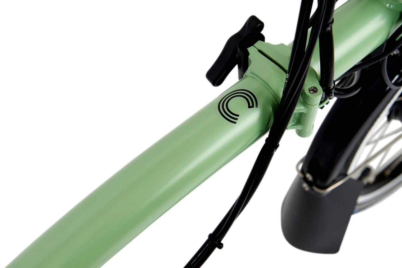 Brompton Electric C Line Explore - 6-Speed - High Bar - Telescopic Seatpost - 16" Electric Folding Bike - 2023 - Matcha Green 10 Brompton Electric C Line Explore - 6-Speed - High Bar - Telescopic Seatpost - 16" Electric Folding Bike - 2023 - Matcha Green - Image 8
