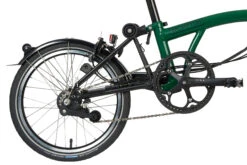 Brompton Electric C Line Explore - 6-Speed - High Bar - Extended Seatpost - 16" Electric Folding Bike - 2023 - Racing Green -Urban Volt Bike Sales electric c line explore 6 speed high bar extended seatpost racing green 5 1452371 1