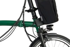 Brompton Electric C Line Explore - 6-Speed - High Bar - Telescopic Seatpost - 16" Electric Folding Bike - 2023 - Racing Green -Urban Volt Bike Sales electric c line explore 6 speed high bar extended seatpost racing green 7 1452373