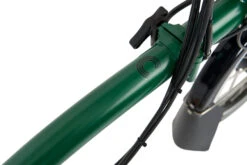 Brompton Electric C Line Explore - 6-Speed - High Bar - Extended Seatpost - 16" Electric Folding Bike - 2023 - Racing Green -Urban Volt Bike Sales electric c line explore 6 speed high bar extended seatpost racing green 8 1452374 1