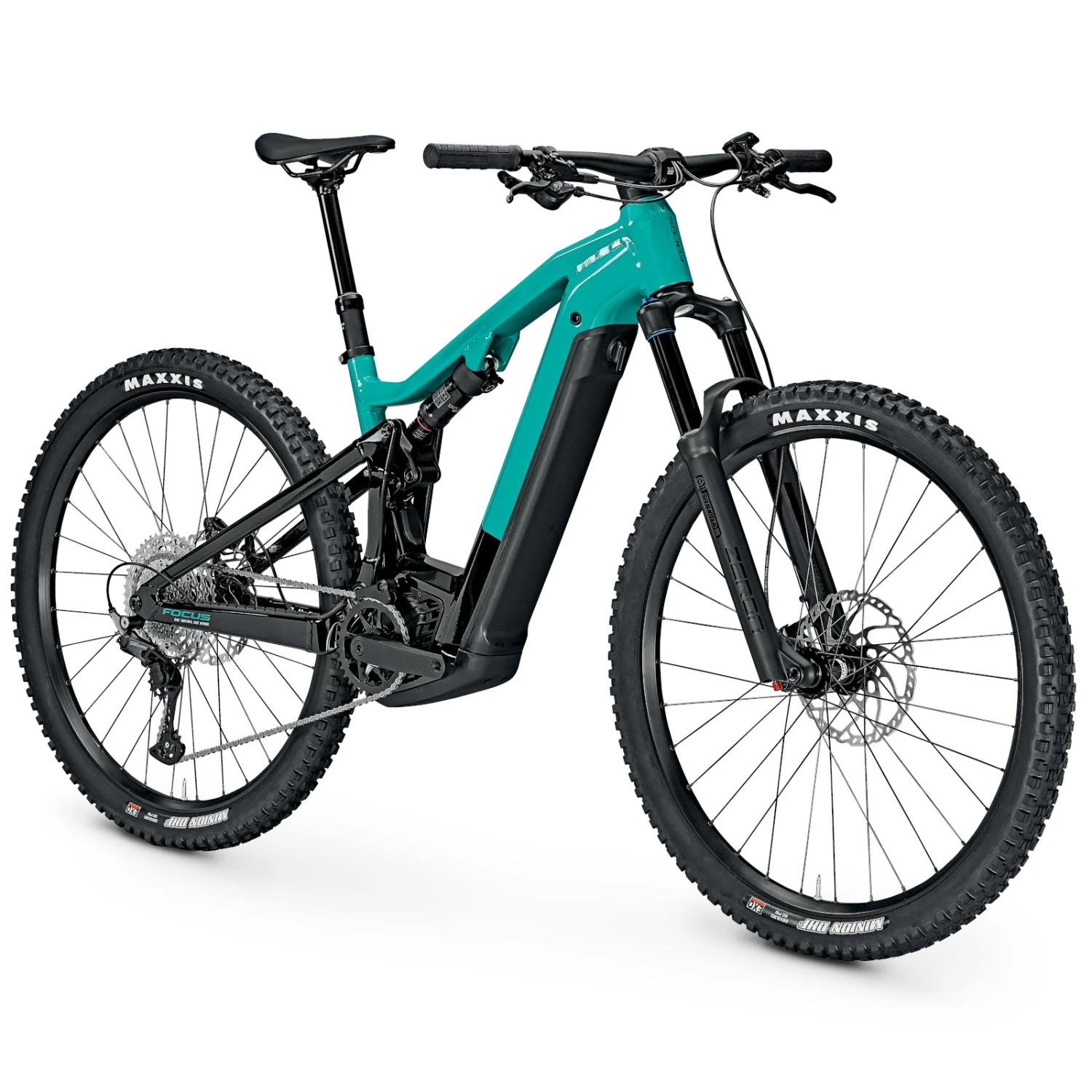 FOCUS THRON² 6.7 - 29" Electric Mountain Bike - 2023 - Bluegreen / Black 5 FOCUS THRON² 6.7 - 29" Electric Mountain Bike - 2023 - Bluegreen / Black - Image 3