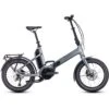 CUBE FOLD SPORT HYBRID 500 - 20" Electric Folding Bike - 2023 - Flashgrey / Black -Urban Volt Bike Sales fold sport hybrid flashgrey black 1384795