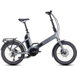 CUBE FOLD SPORT HYBRID 500 - 20" Electric Folding Bike - 2023 - Flashgrey / Black