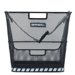 Basil Class Rear School Bag Basket - Black -Urban Volt Bike Sales front 853423