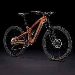 Trek FUEL EXe 9.7 SLX/XT Electric Mountain Bike - 2023 - Matte Pennyflake -Urban Volt Bike Sales fuelexe97slxxt portrait 1337363