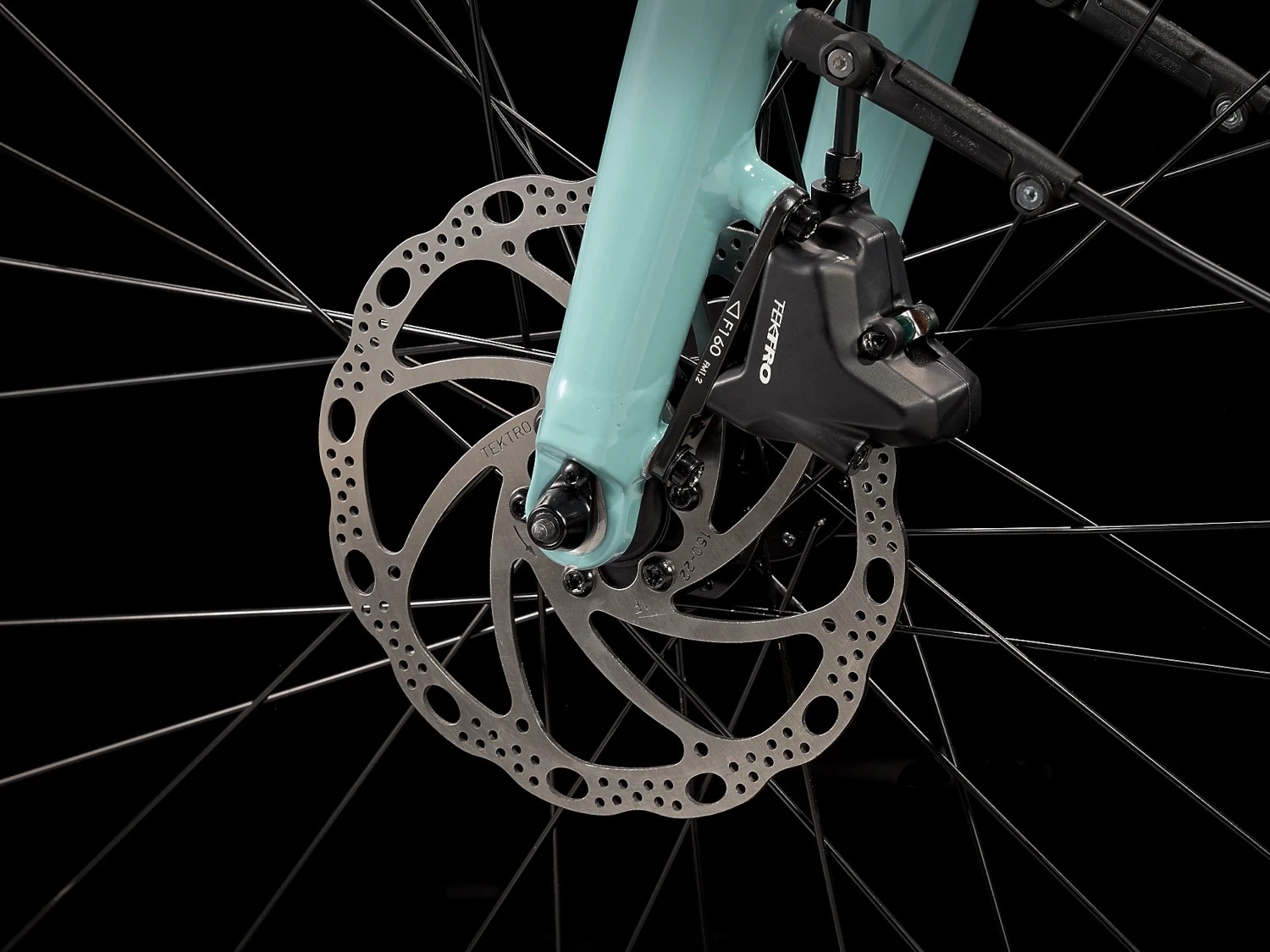 Trek FX+ 2 Stagger Electric City Bike - 2023 - Blue Sage 12 Trek FX+ 2 Stagger Electric City Bike - 2023 - Blue Sage - Image 10