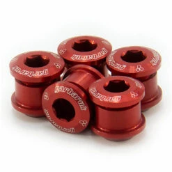 Garbaruk Chainring Bolt Set - M8 X 0.75 -Urban Volt Bike Sales garbaruk chainring bolt set red 1137833