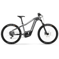 Haibike ALLTRACK 9 I750Wh - Electric Mountain Bike - 2023 - Silver/black - Matt/gloss -Urban Volt Bike Sales haibike my22 alltrack 9 275 1218453