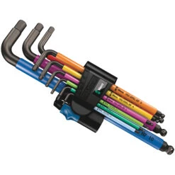 Wera 950/9 Hex-Plus Multicolour HF 1 - L-key Set With Holding Function - 9 Pcs.