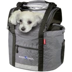 KLICKfix Doggy Shopper - Dog Basket - Grey/black -Urban Volt Bike Sales klickfix 0320gr 1 1432444
