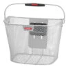 KLICKfix Uni Handle Bar Basket 0397 - Silver -Urban Volt Bike Sales klickfix uni 0397ksi 01 1566687