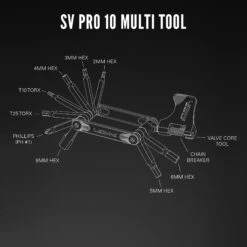 Lezyne SV Pro Multi Tool - #10 -Urban Volt Bike Sales lezyne sv pro 10 minitool 1 1265700