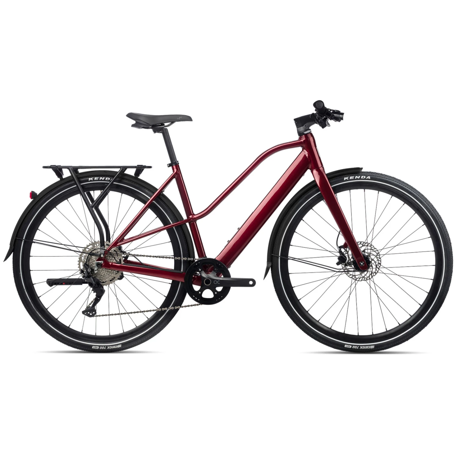 Orbea VIBE MID H30 EQ Women Urban E-Bike - 2022 - Metallic Dark Red (gloss) 3 Orbea VIBE MID H30 EQ Women Urban E-Bike - 2022 - Metallic Dark Red (gloss)