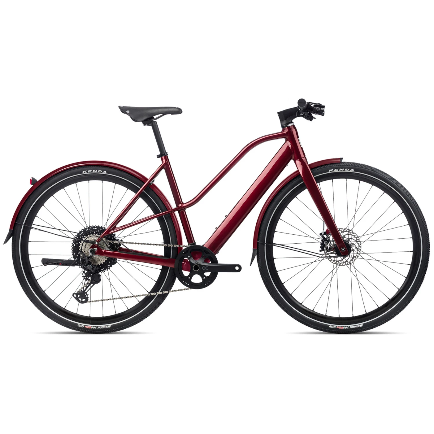 Orbea Vibe MID H10 MUD City Women E-Bike - 2022 - Metallic Dark Red (Gloss) 3 Orbea Vibe MID H10 MUD City Women E-Bike - 2022 - Metallic Dark Red (Gloss)