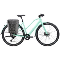 Orbea VIBE MID H10 EQ Women Urban E-Bike - 2022 - Light Green (gloss)