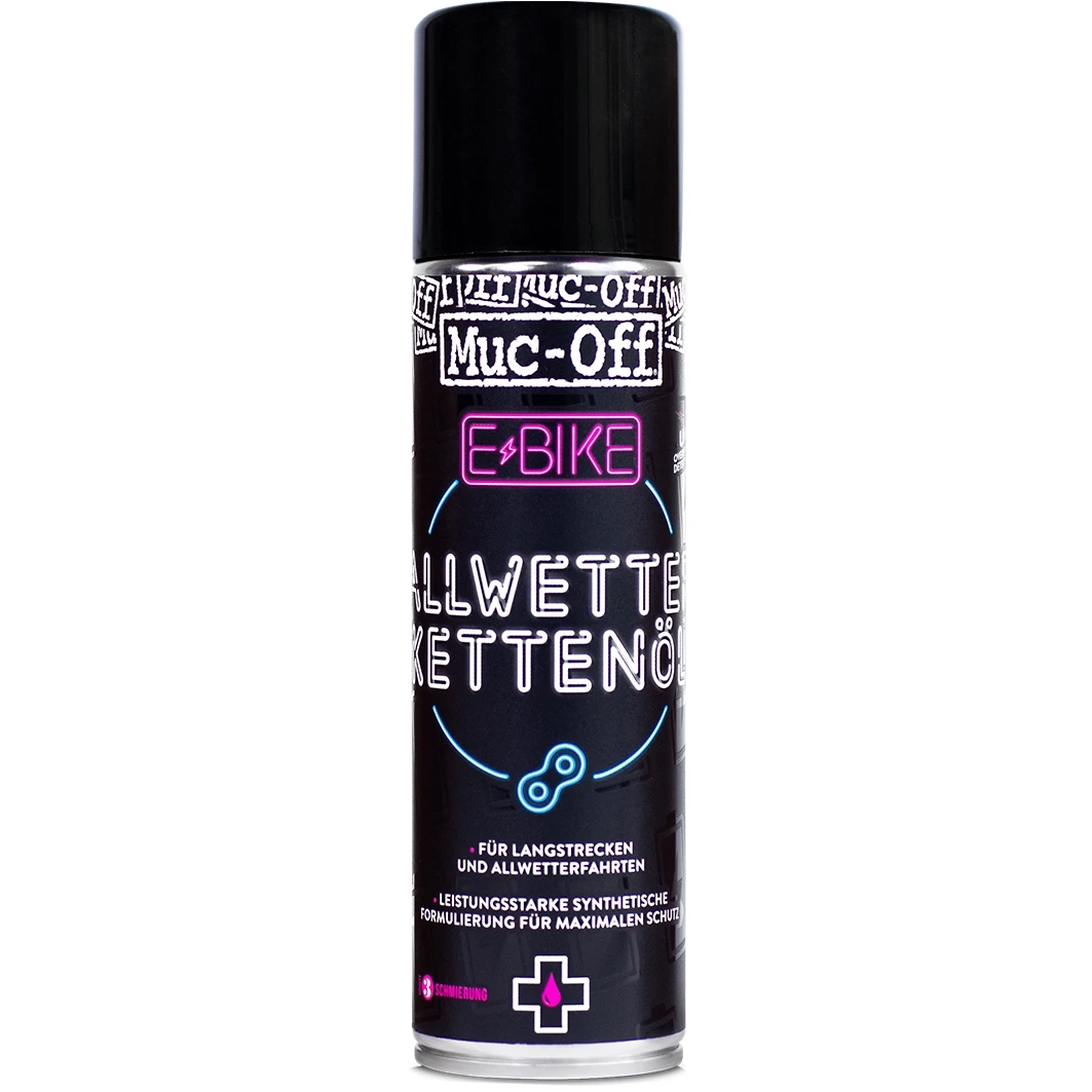 Muc-Off E-Bike All Weather Chain Lube 250ml - Pink 3 Muc-Off E-Bike All Weather Chain Lube 250ml - Pink