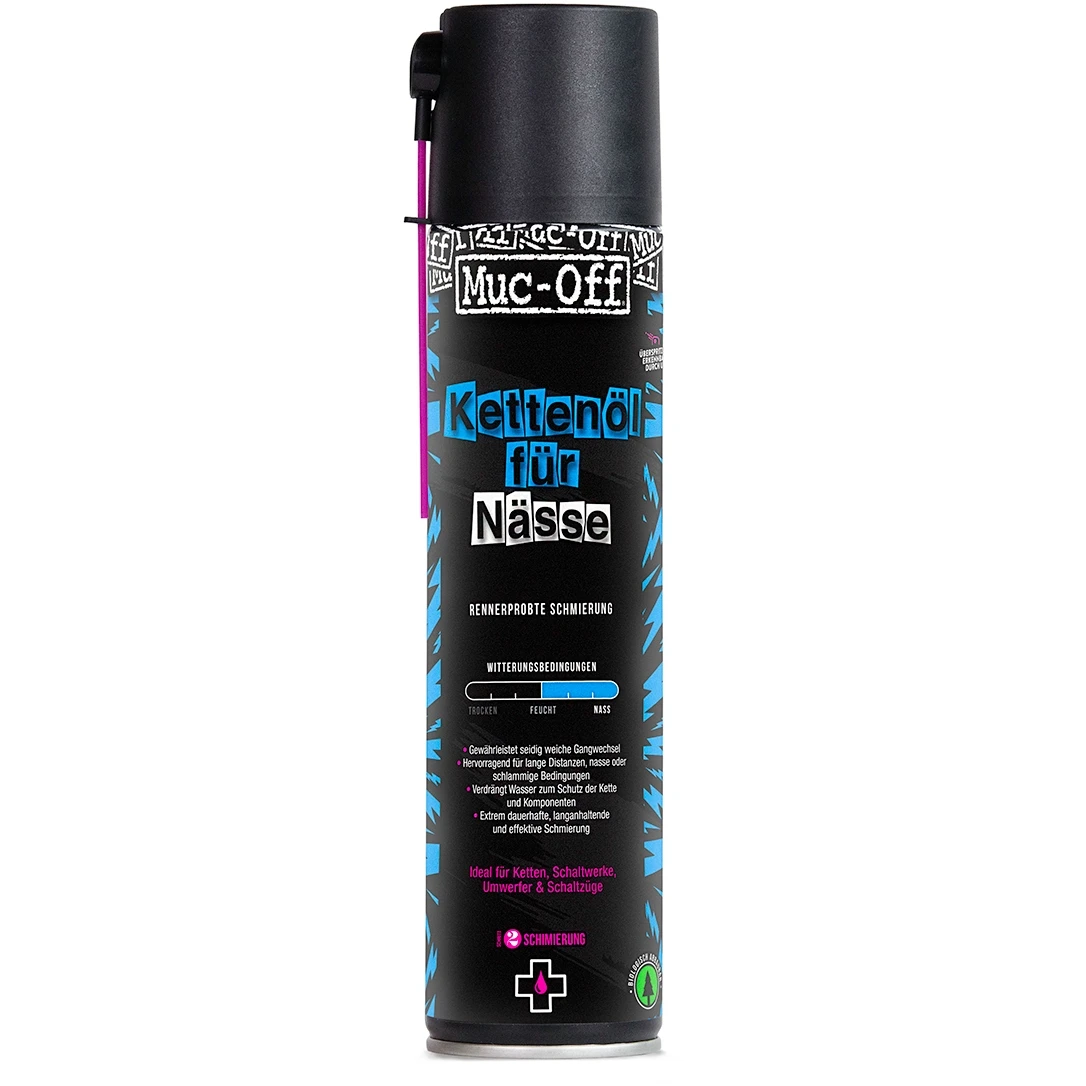 Muc-Off Wet Weather Lube Aerosol 400 Ml 3 Muc-Off Wet Weather Lube Aerosol 400 Ml