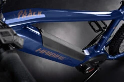 Haibike ALLTRACK 4 I500Wh - 29" Electric Mountain Bike - 2023 - Cool Blue/leather - Gloss -Urban Volt Bike Sales my23 alltrack 4 275 blue leather 12 1432221