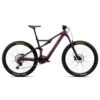 Orbea RISE H20 Electric Mountain Bike - 2023 - Metallic Mulberry - Black (matt) -Urban Volt Bike Sales n371ttcc v7 side orbea rise h20 mulberry 1441151