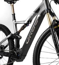 Orbea RISE M10 Electric Mountain Bike - 2023 - Chameleon Goblin Green (gloss/matt) -Urban Volt Bike Sales n375ttcc v1 side orbea rise m10 detail 02 1440590