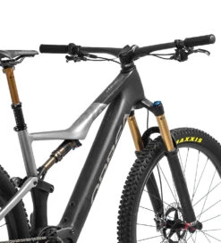 Orbea RISE M-LTD Electric Mountain Bike - 2023 - Carbon Raw - Shark Grey (matt) -Urban Volt Bike Sales n375ttcc v1 side orbea rise m10 detail 03 1440591 4
