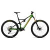 Orbea RISE M10 Electric Mountain Bike - 2023 - Chameleon Goblin Green (gloss/matt) -Urban Volt Bike Sales n375ttcc v1 side orbea rise m10 green 1440598