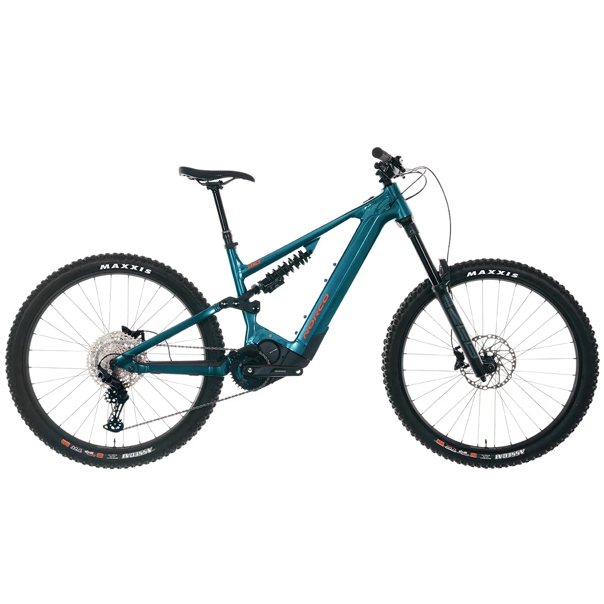 Norco Range VLT A2 - 29" Electric Mountain Bike - 900Wh - 2023 - Teal / Orange 3 Norco Range VLT A2 - 29" Electric Mountain Bike - 900Wh - 2023 - Teal / Orange
