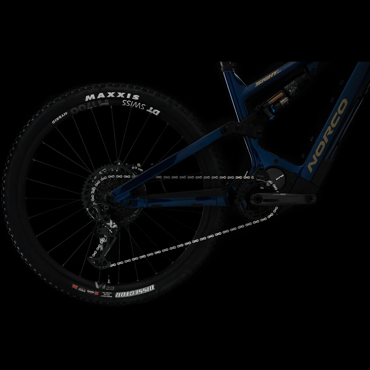 Norco Sight VLT C1 - 29" Carbon MTB E-Bike - 900Wh - 2023 - Blue / Copper 7 Norco Sight VLT C1 - 29" Carbon MTB E-Bike - 900Wh - 2023 - Blue / Copper - Image 5