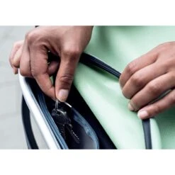 ORTLIEB Up-Town Rack City - Bike Basket - 17.5L - Pistachio -Urban Volt Bike Sales ortlieb uptown rack city toplock 957145 1