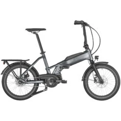 Bergamont PAUL-E EQ EDITION - Folding Electric Bike - 2023 - Matt Flaky Silver