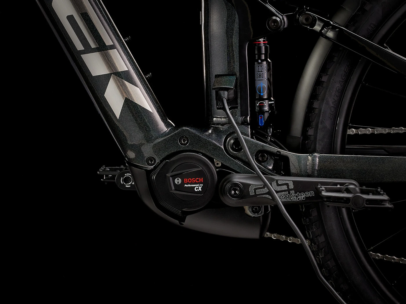 Trek Powerfly FS 7 Gen 3 625Wh - Electric Mountain Bike - 2023 - Dark Prismatic / Trek Black 14 Trek Powerfly FS 7 Gen 3 625Wh - Electric Mountain Bike - 2023 - Dark Prismatic / Trek Black - Image 12