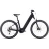 CUBE REACTION HYBRID ONE 625 - 27.5" Easy Entry Electric Mountain Bike - 2023 - Grey / Black -Urban Volt Bike Sales reaction hybrid one easy entry grey black 1412783