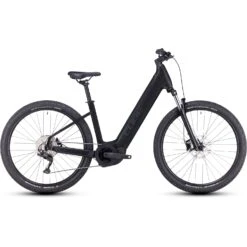 CUBE REACTION HYBRID ONE 625 - 27.5" Easy Entry Electric Mountain Bike - 2023 - Grey / Black