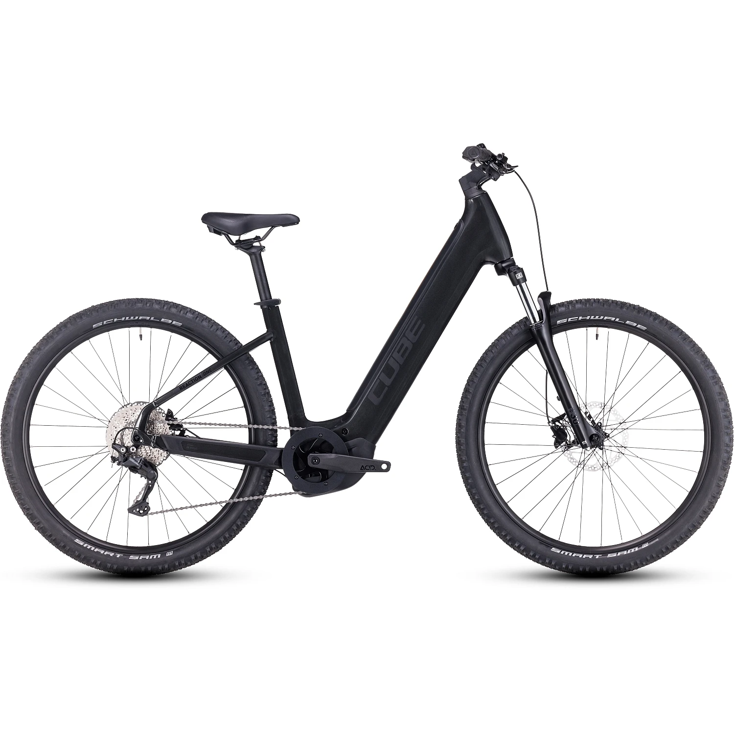 CUBE REACTION HYBRID ONE 625 - 27.5" Easy Entry Electric Mountain Bike - 2023 - Grey / Black 3 CUBE REACTION HYBRID ONE 625 - 27.5" Easy Entry Electric Mountain Bike - 2023 - Grey / Black