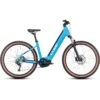 CUBE REACTION HYBRID ONE 750 - 27.5" Easy Entry Electric Mountain Bike - 2023 - Skyblue / White