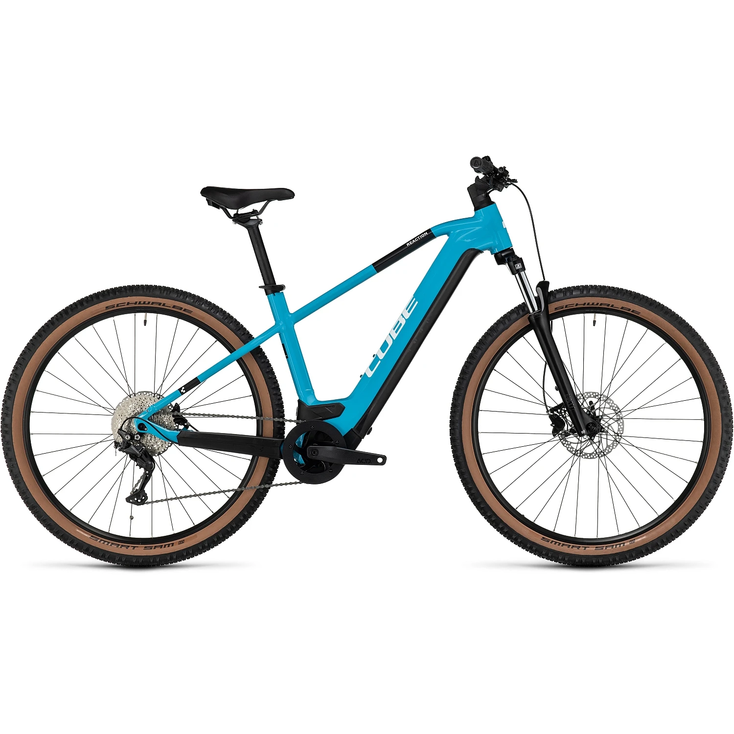CUBE REACTION HYBRID ONE 625 - Electric Mountain Bike - 2023 - Skyblue / White 3 CUBE REACTION HYBRID ONE 625 - Electric Mountain Bike - 2023 - Skyblue / White