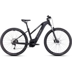 CUBE REACTION HYBRID Performance 500 - Women Electric Mountain Bike - 2023 - Black / Grey