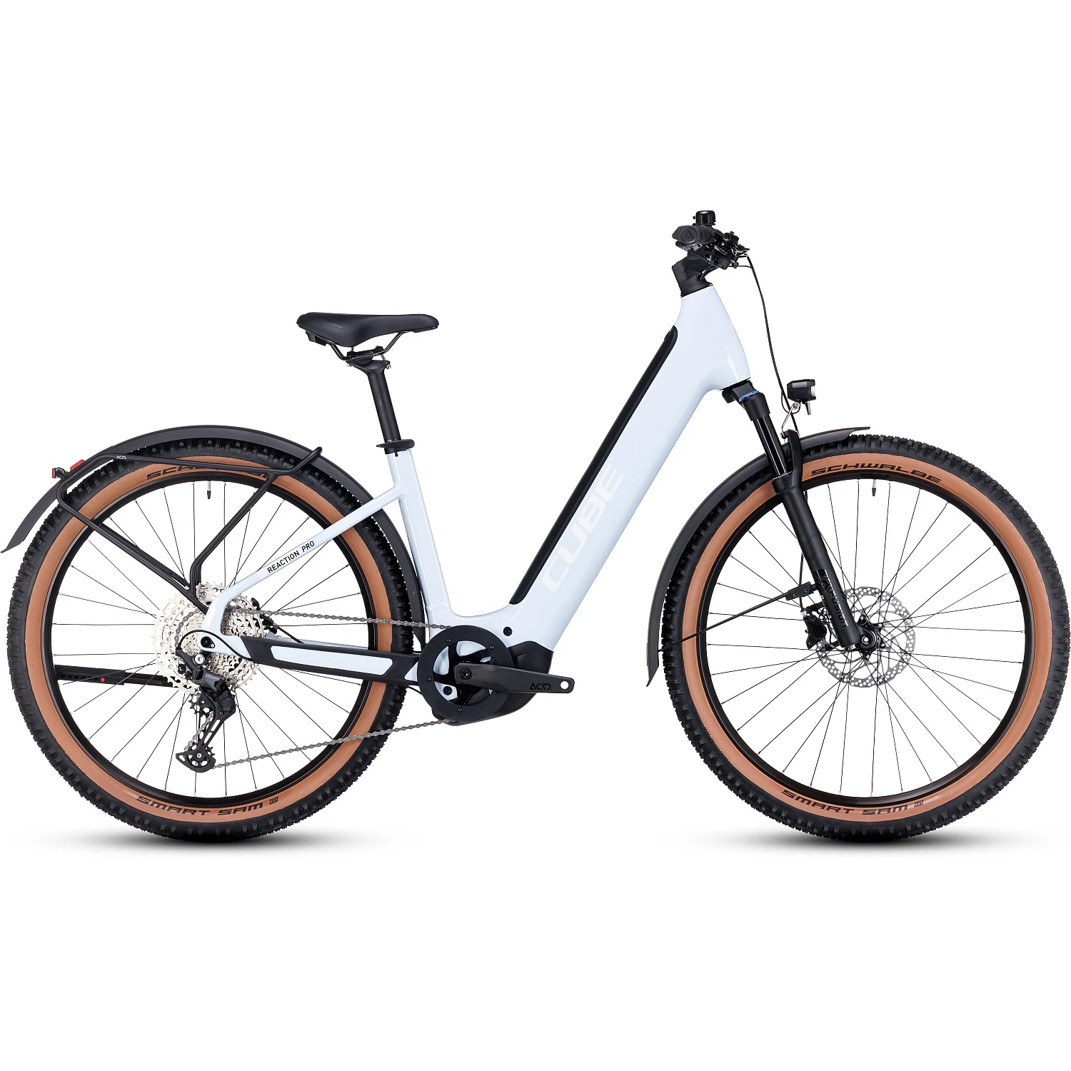CUBE REACTION HYBRID Pro 500 Allroad - 27.5" Easy Entry Electric Mountain Bike - 2023 - Flashwhite / Black 3 CUBE REACTION HYBRID Pro 500 Allroad - 27.5" Easy Entry Electric Mountain Bike - 2023 - Flashwhite / Black