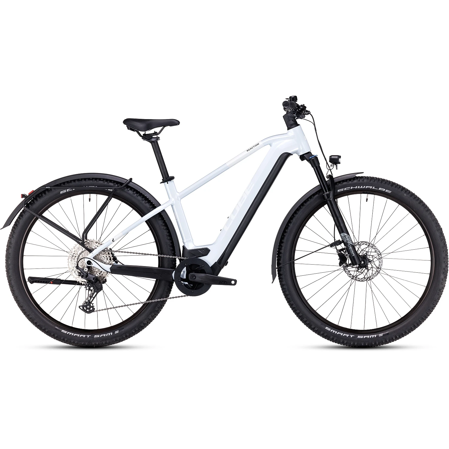CUBE REACTION HYBRID Pro 750 Allroad - Electric Mountain Bike - 2023 - Flashwhite / Black 3 CUBE REACTION HYBRID Pro 750 Allroad - Electric Mountain Bike - 2023 - Flashwhite / Black