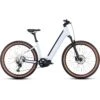CUBE REACTION HYBRID Pro 750 - 27.5" Easy Entry Electric Mountain Bike - 2023 - Flashwhite / Black -Urban Volt Bike Sales reaction hybrid pro easy entry flashwhite black 1391592