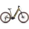 CUBE REACTION HYBRID Race 750 - 27.5" Easy Entry Electric Mountain Bike - 2023 - Olive / Green -Urban Volt Bike Sales reaction hybrid race easy entry olive green 1410896